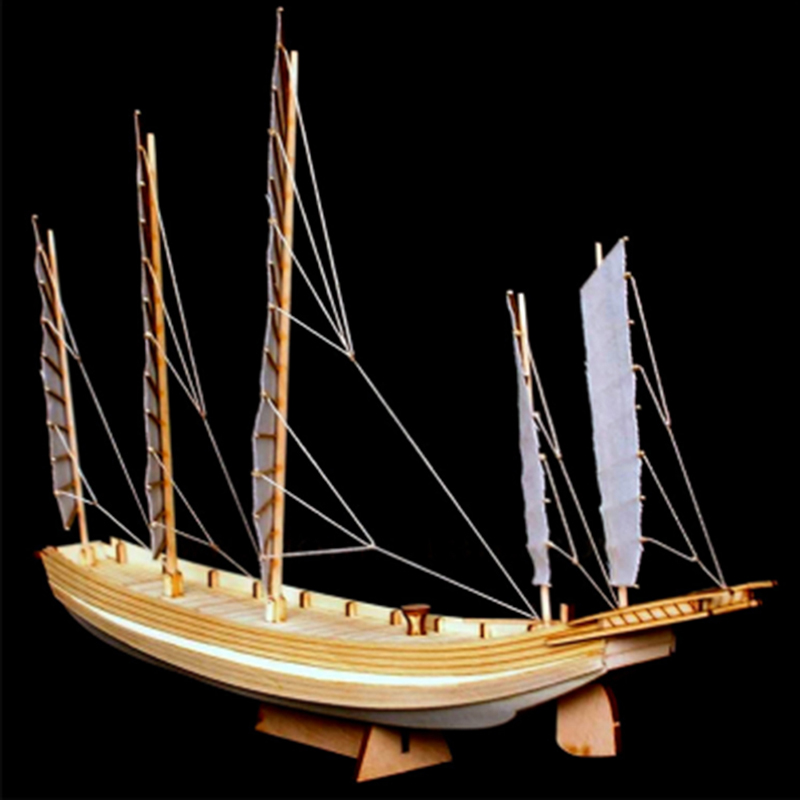 Model Kit Lucario - 1pcs Chinese sand boat wooden assembly