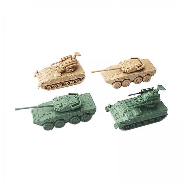 Model Kit Tank - 6x4D 1:144 Scale Tank Model Kits