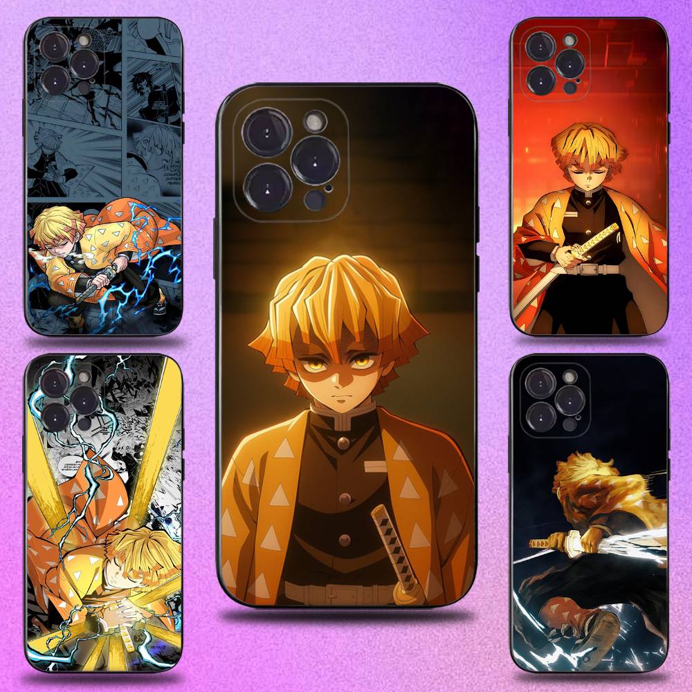 Model Kit Demon Slayer - Agatsuma Zenitsu Anime Phone Case For