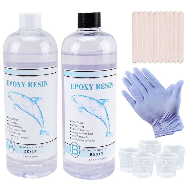 Resin Kit Cast - 1:1 Clear Epoxy Resin Crystal Clear