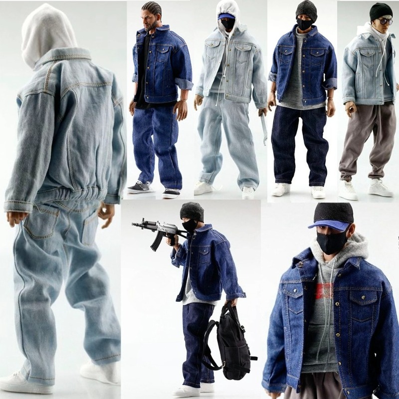 Model Kit Varnish - 1/6 Scale Male Soldier Fashion Denim
