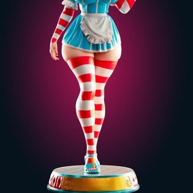 Model Kit Knight - 1/24 Scale Hobby Miniature Hamburger Shop