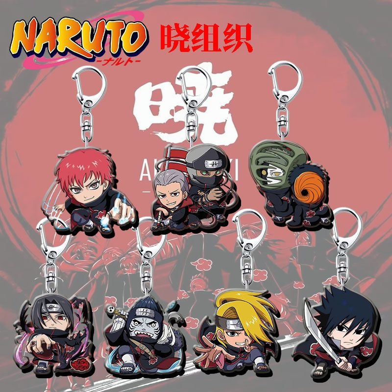 Model Kit Demon Slayer - Naruto Akatsuki Anime Peripheral Acrylic Keychain