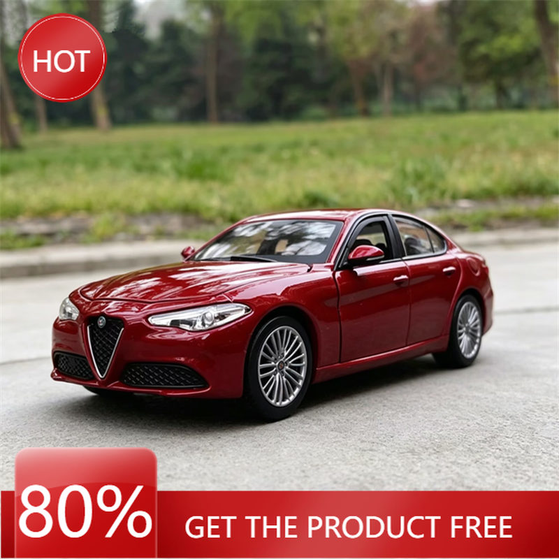 Model Kit Alfa Romeo - Hub Caps Bburago 1:24 Alfa Romeo