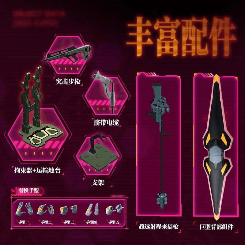 Hot BLOKEES EVANGELION EVA-08  - Model Kit Lynx 评论和价格