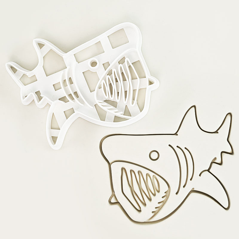 1 Pc/4 Pcs Shark Cookie Cutter - Model Kit Tank 评论和价格