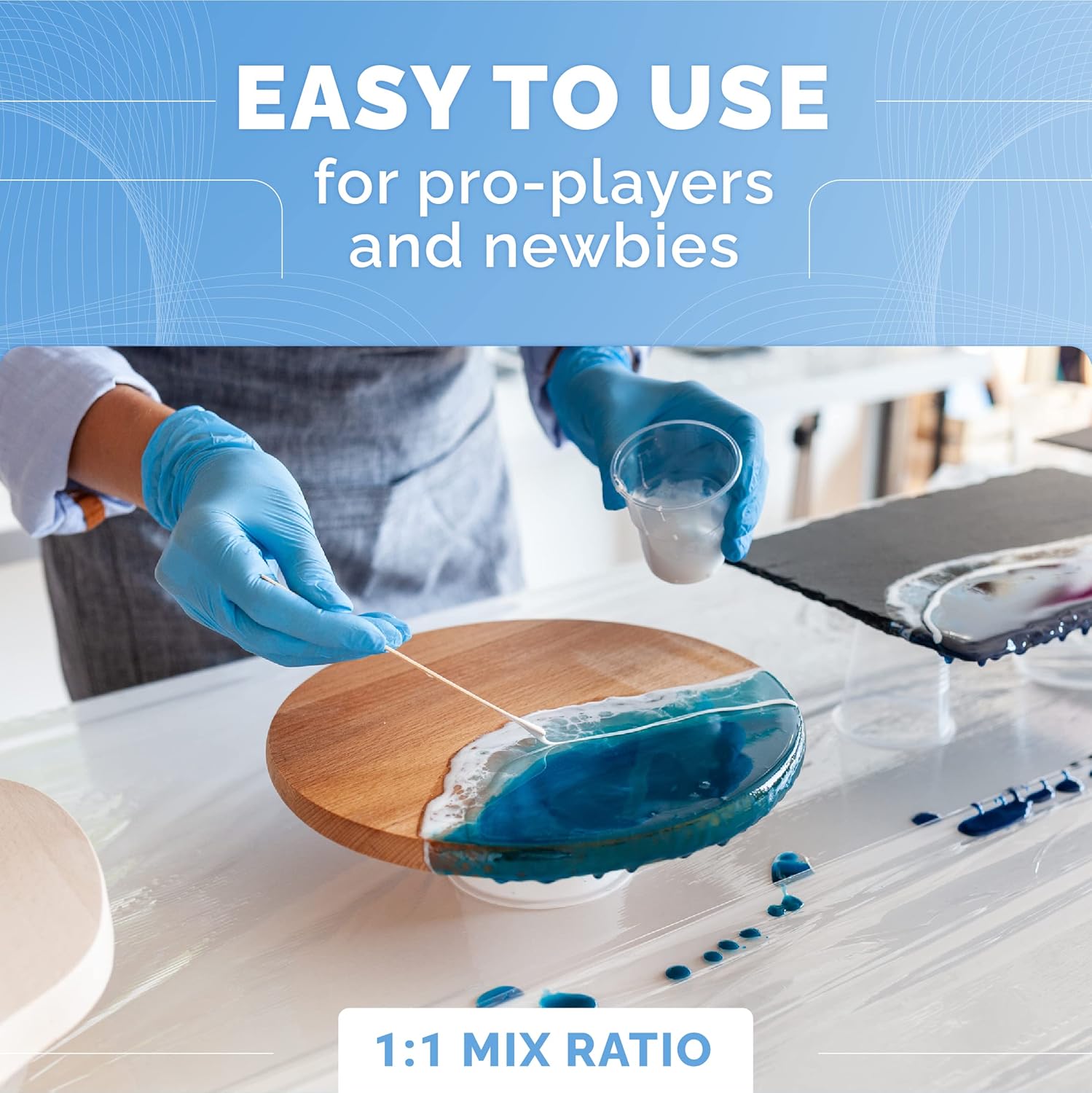 32OZ Clear Epoxy Resin Kit, No - Resin Kit Cast 评论和价格