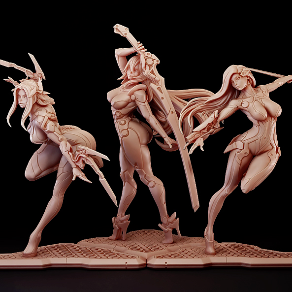 1/24  (3 people) Resin model c - Model Kit Waifu 评论和价格