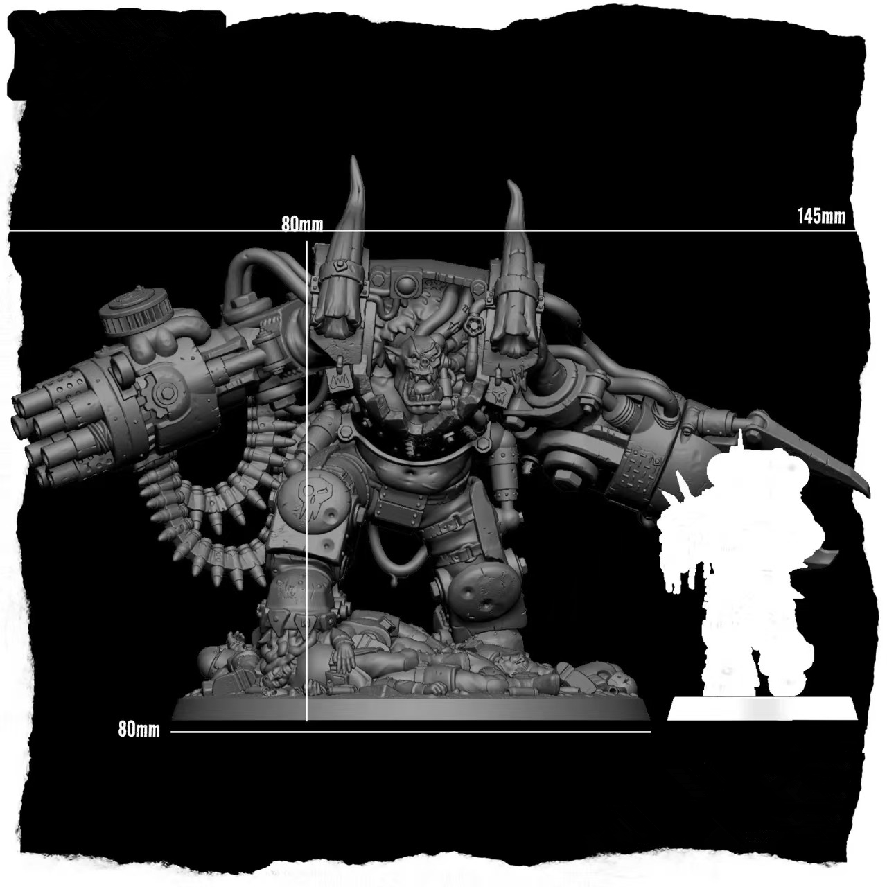 Resin Kit Wargame 28523 Orc Bo - Model Kit Waifu 评论和价格