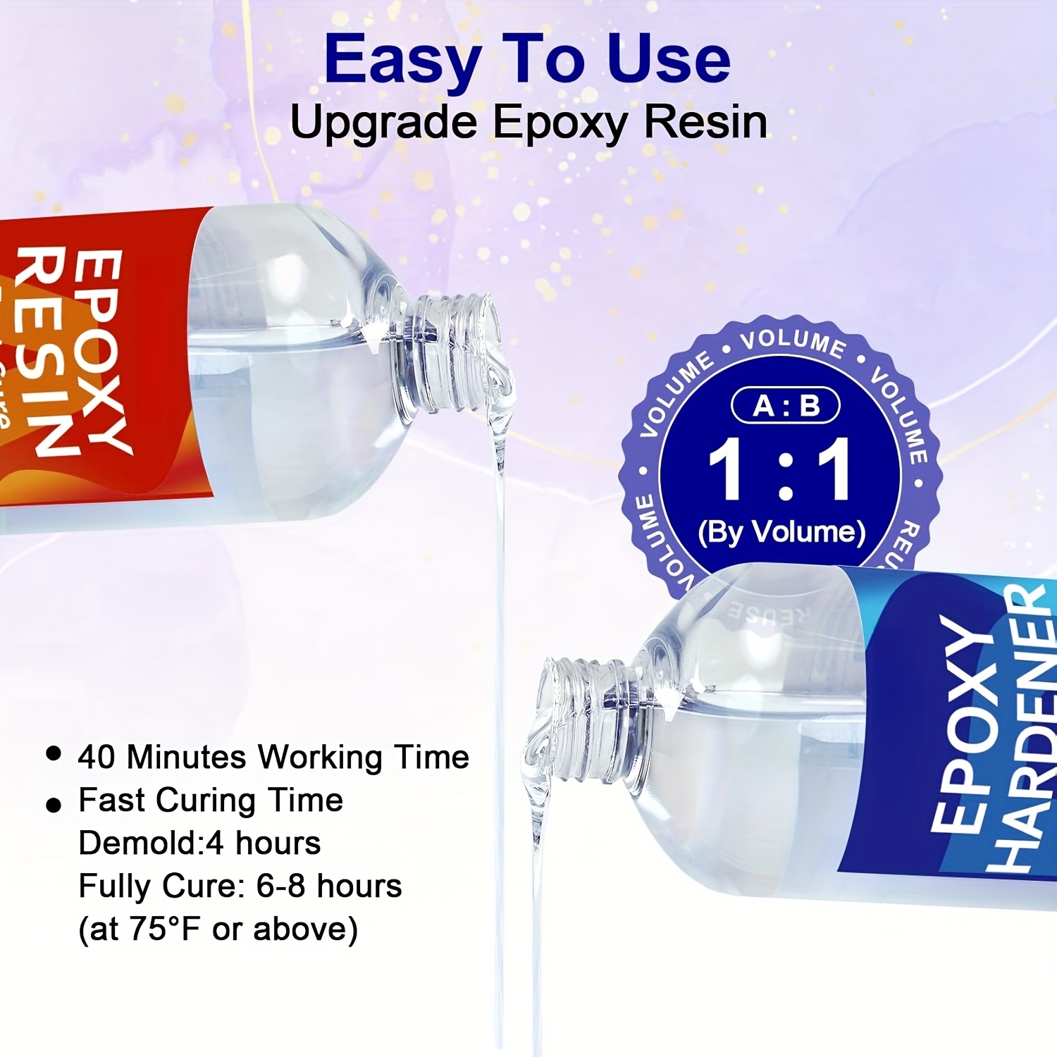 Clear Epoxy Resin Kit 8oz/16oz - Resin Kit Cast 评论和价格
