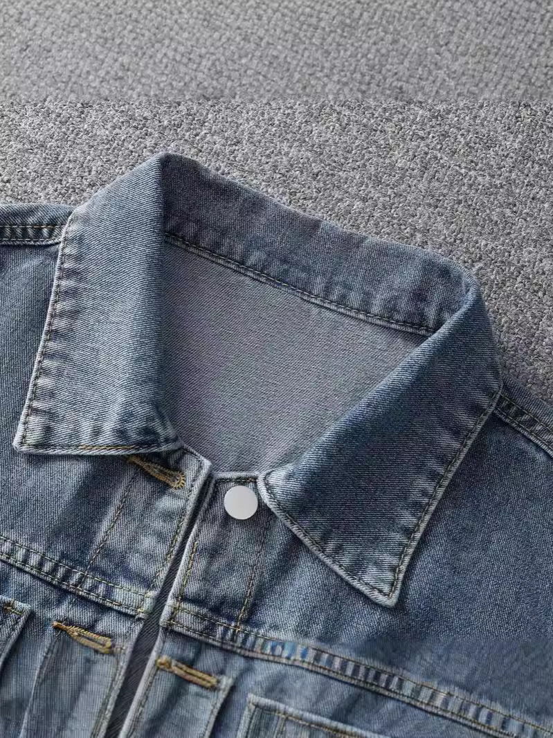 Vintage Denim Jacket Women Spr - Model Kit Varnish 评论和价格