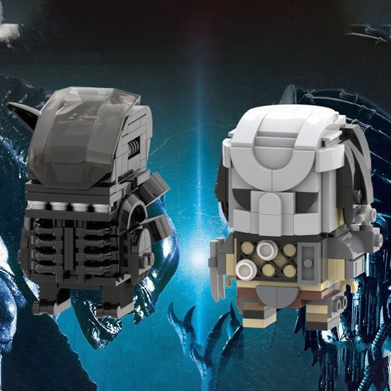 322pcs MOC Predator Vs Alien B - Model Kit Vs Figure 评论和价格