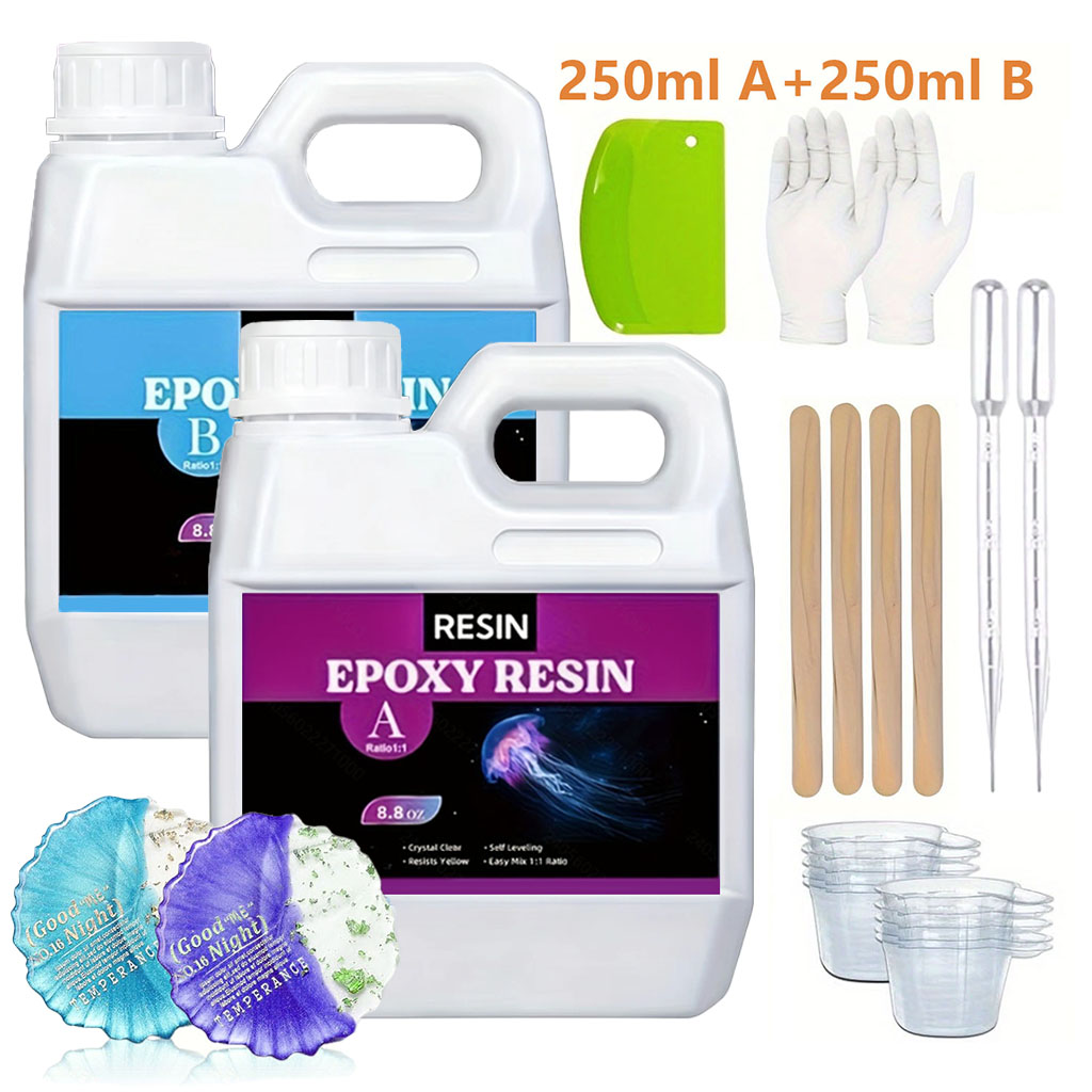 125ml/250ml Crystal Clear Cast - Resin Kit Cast 评论和价格