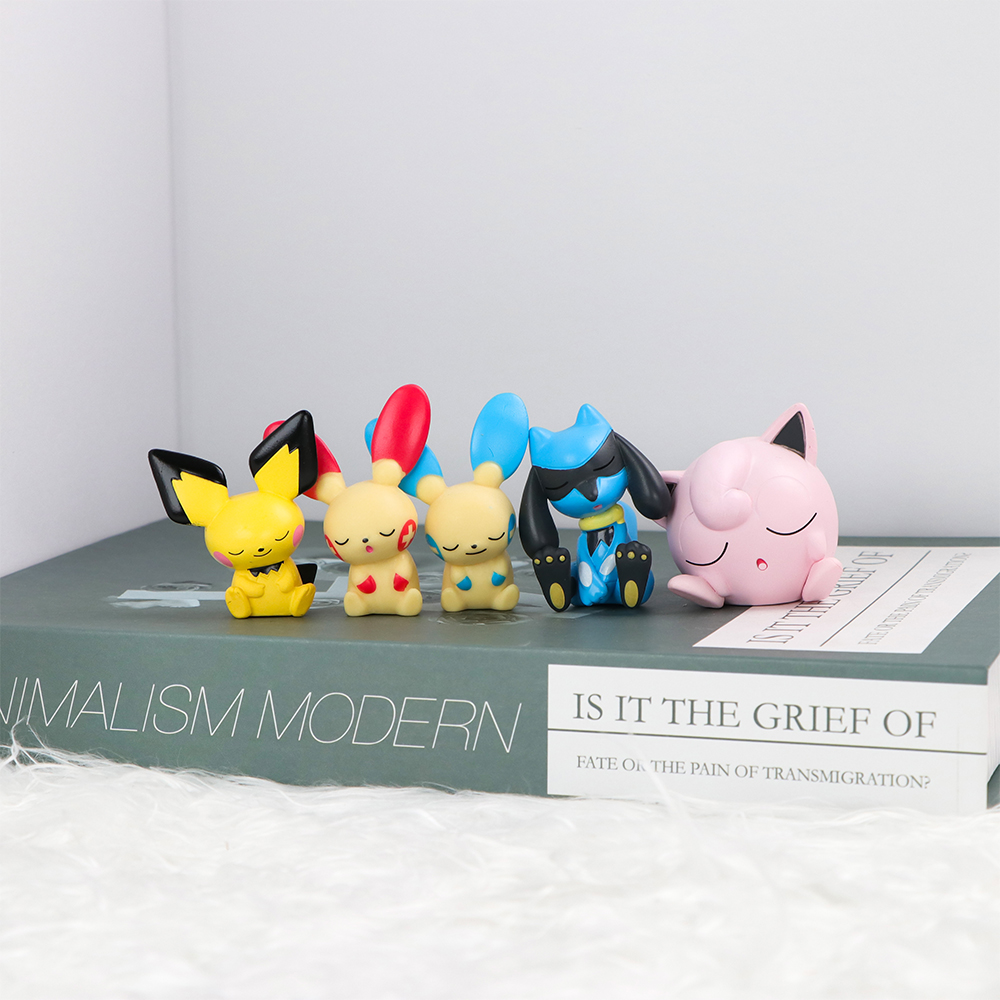 5pcs/Sets Pokemon Maushold Tat - Model Kit Lucario 评论和价格