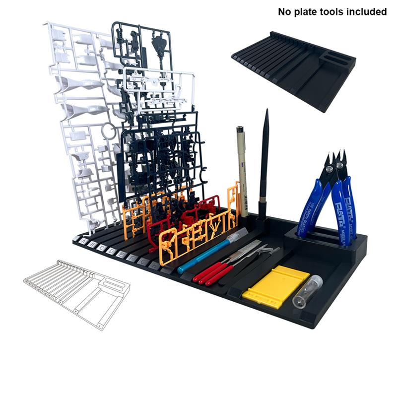 Pieces Shelve Tool Holder Plac - Model Kit Runner Organizer 评论和价格