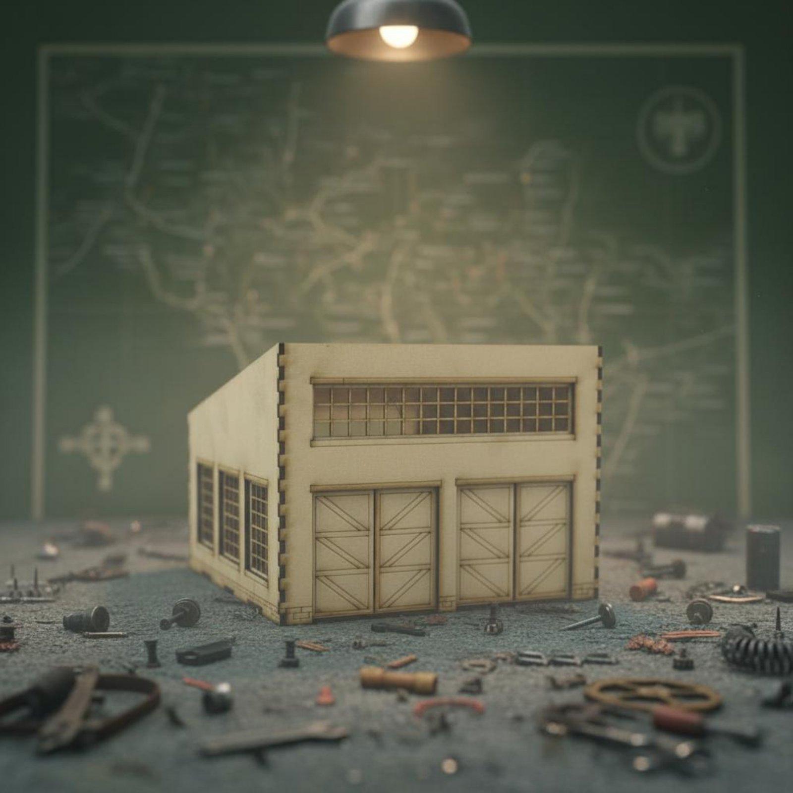 Wartime Vehicle Repair Factory - Model Kit Tank 评论和价格