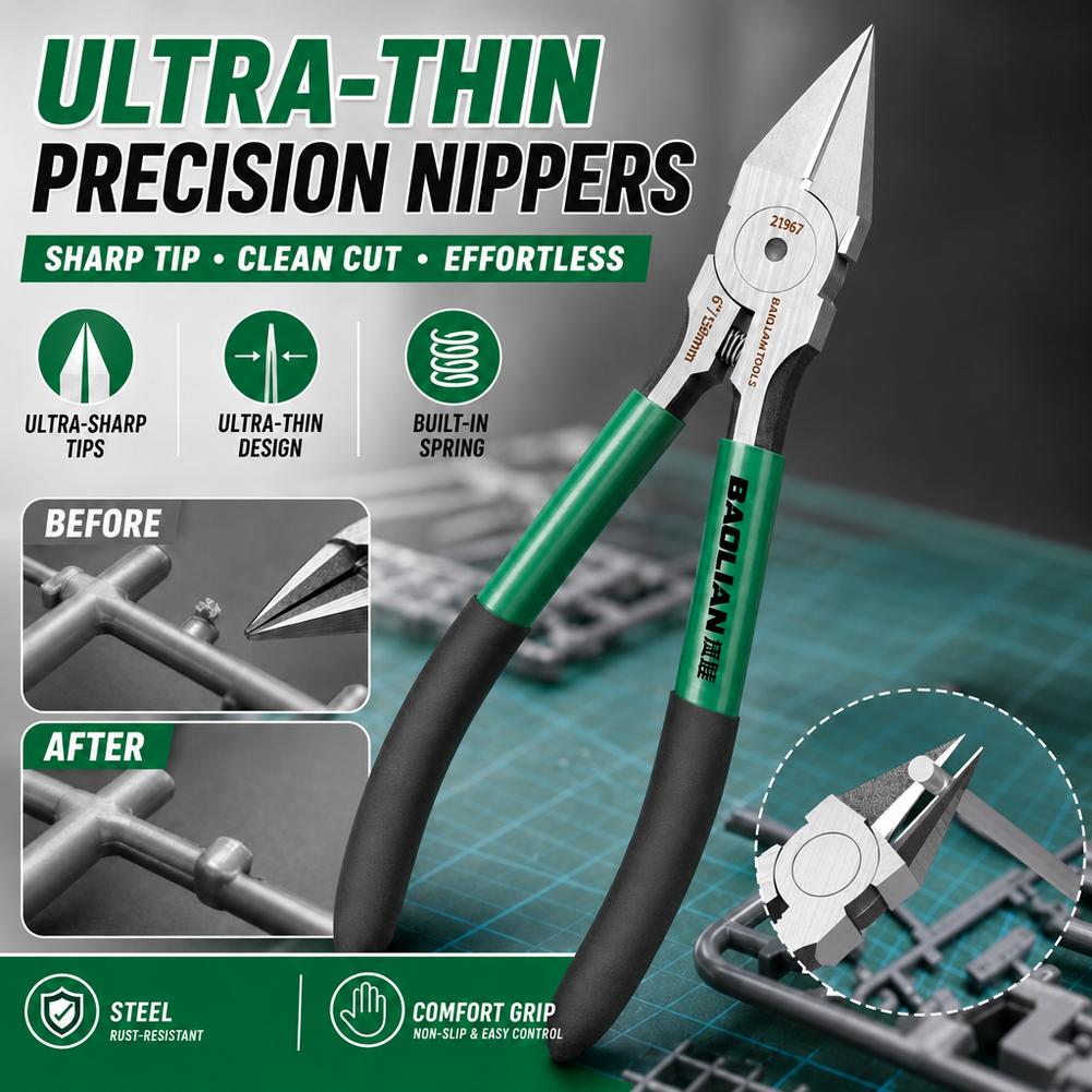 Ultra-Sharp Flush Cutter Plier - Model Kit Nippers 评论和价格