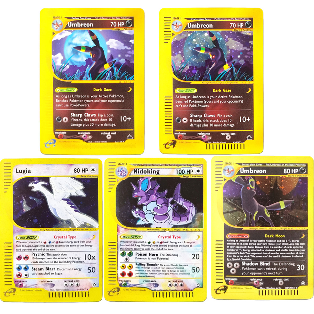 DIY PKM Card e-Card Aquapolis  - Model Kit Umbreon 评论和价格