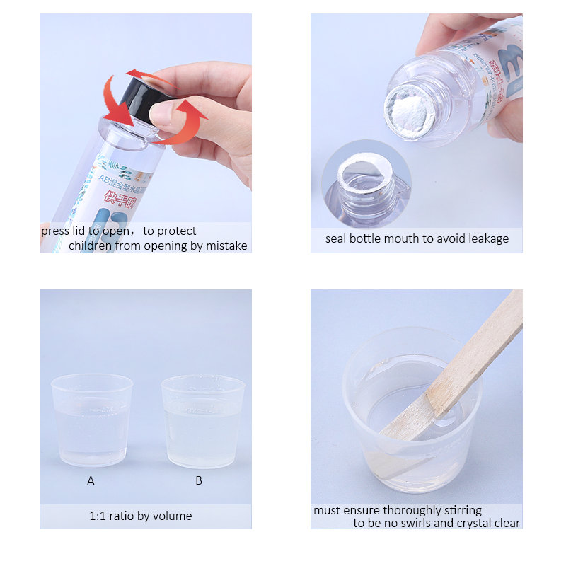 1:1 Clear Epoxy Resin Crystal  - Resin Kit Cast 评论和价格
