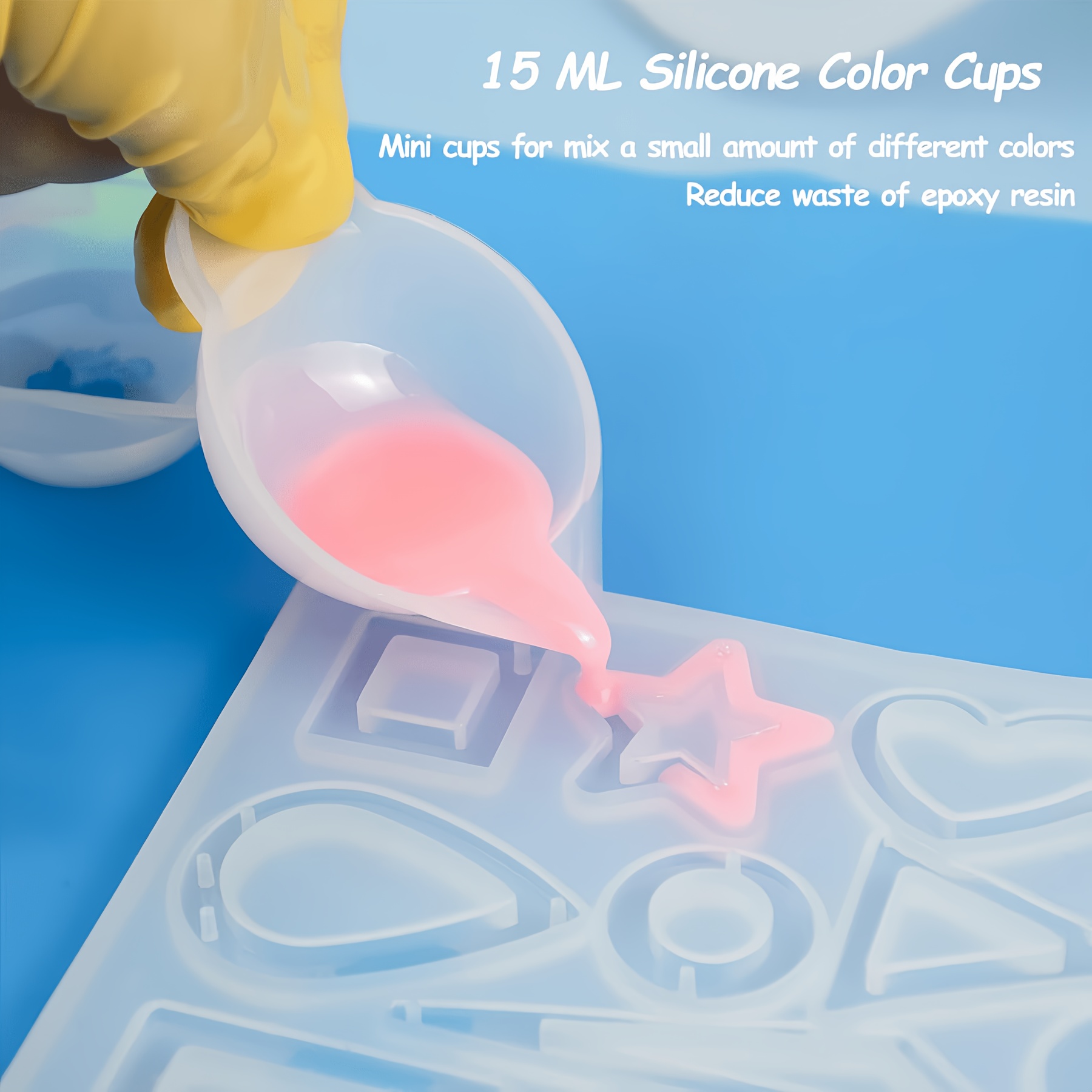 21pcs/Set Silicone Resin Casti - Resin Kit Cast 评论和价格