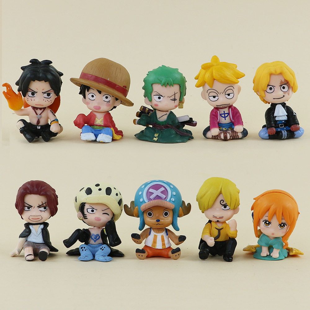 One Piece 10PCS  Figures Set L - Model Kit Judge 评论和价格