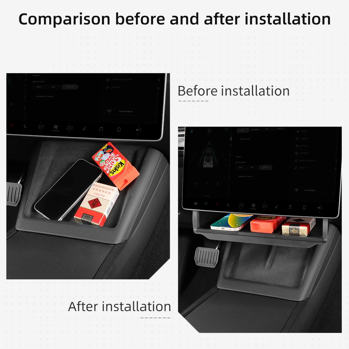 For Tesla Model Y Juniper 2025 - Model Kit Runner Organizer 评论和价格