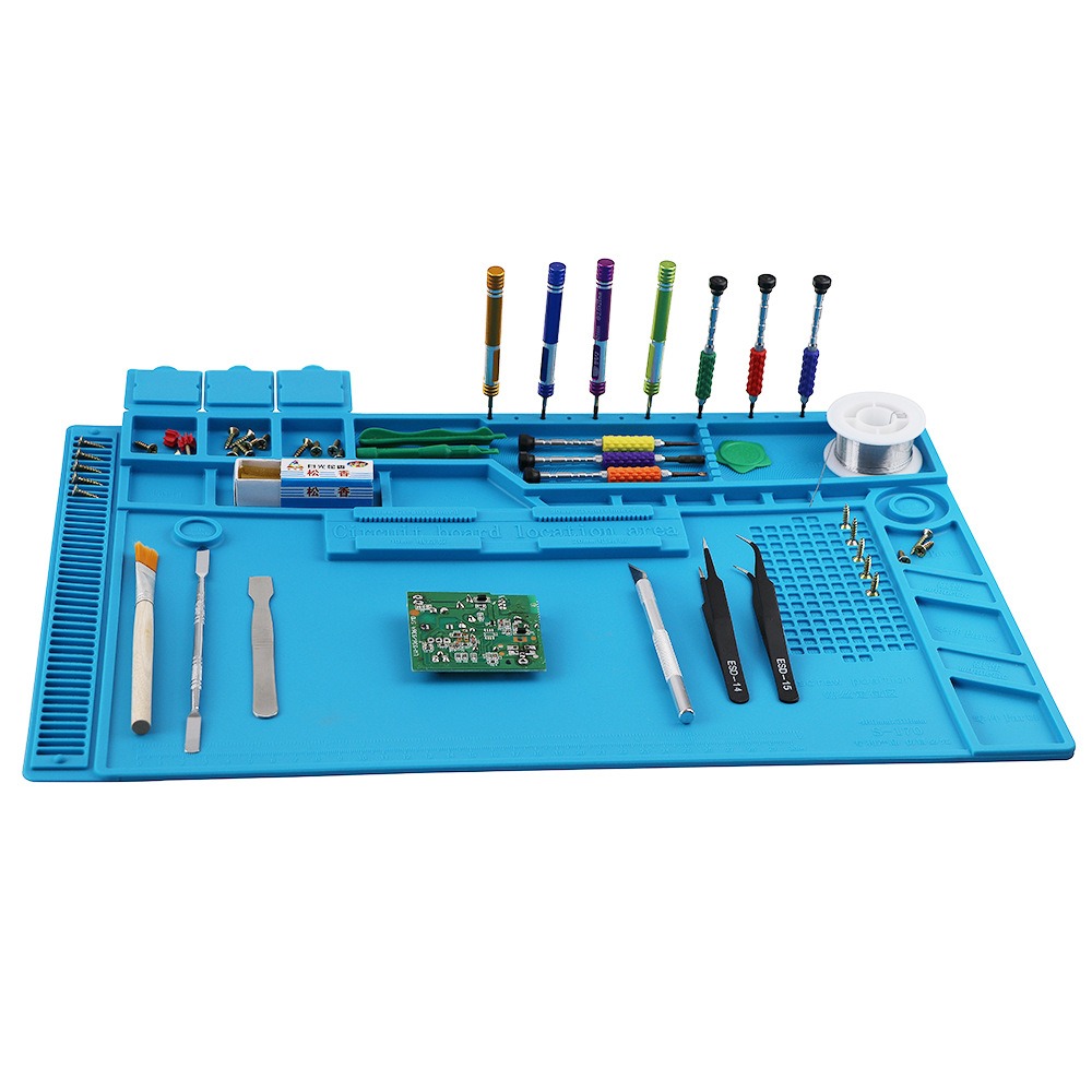 Soldering Station Mat Silicone - Model Kit Runner Organizer 评论和价格