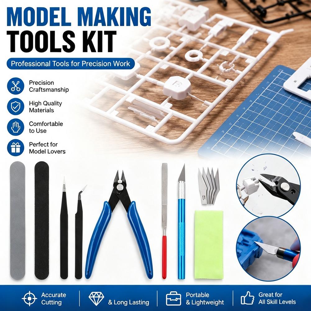 14-Piece Model Craft Tool Kit  - Model Kit Nippers 评论和价格