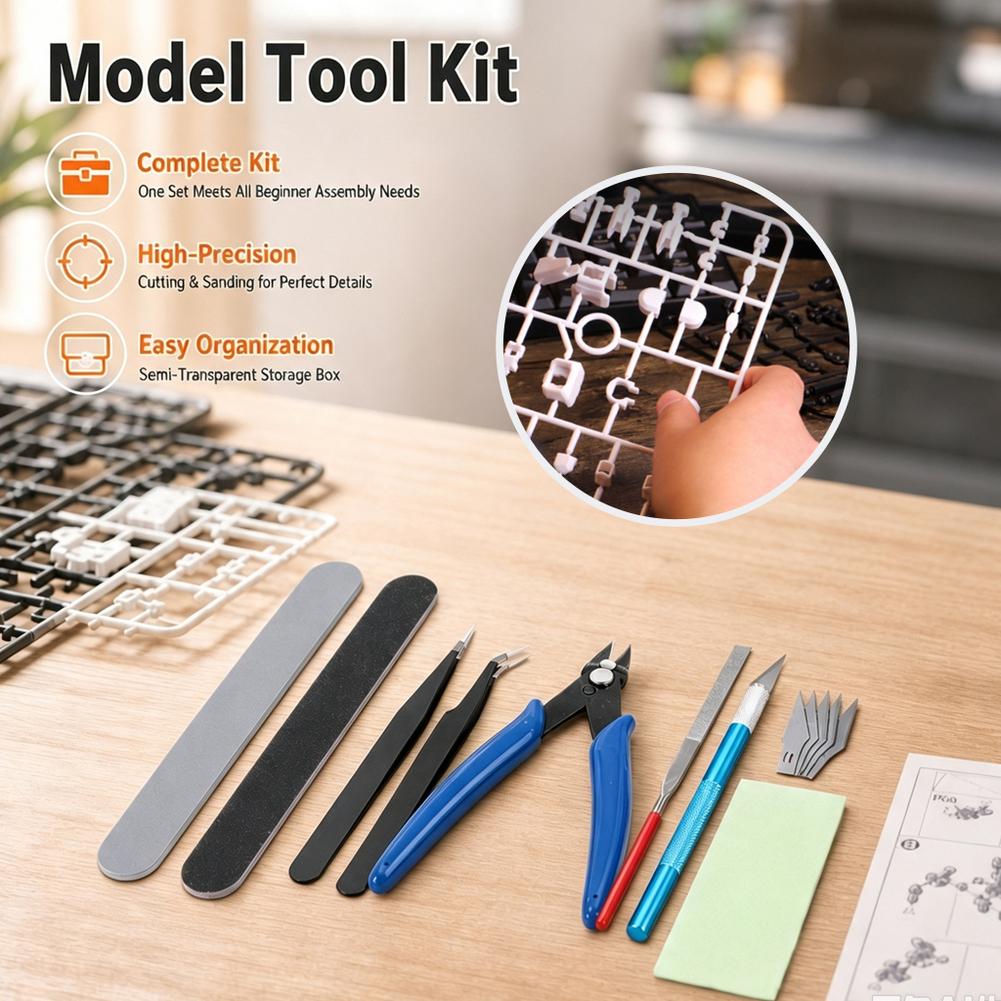 14-Piece Model Craft Tool Kit  - Model Kit Nippers 评论和价格