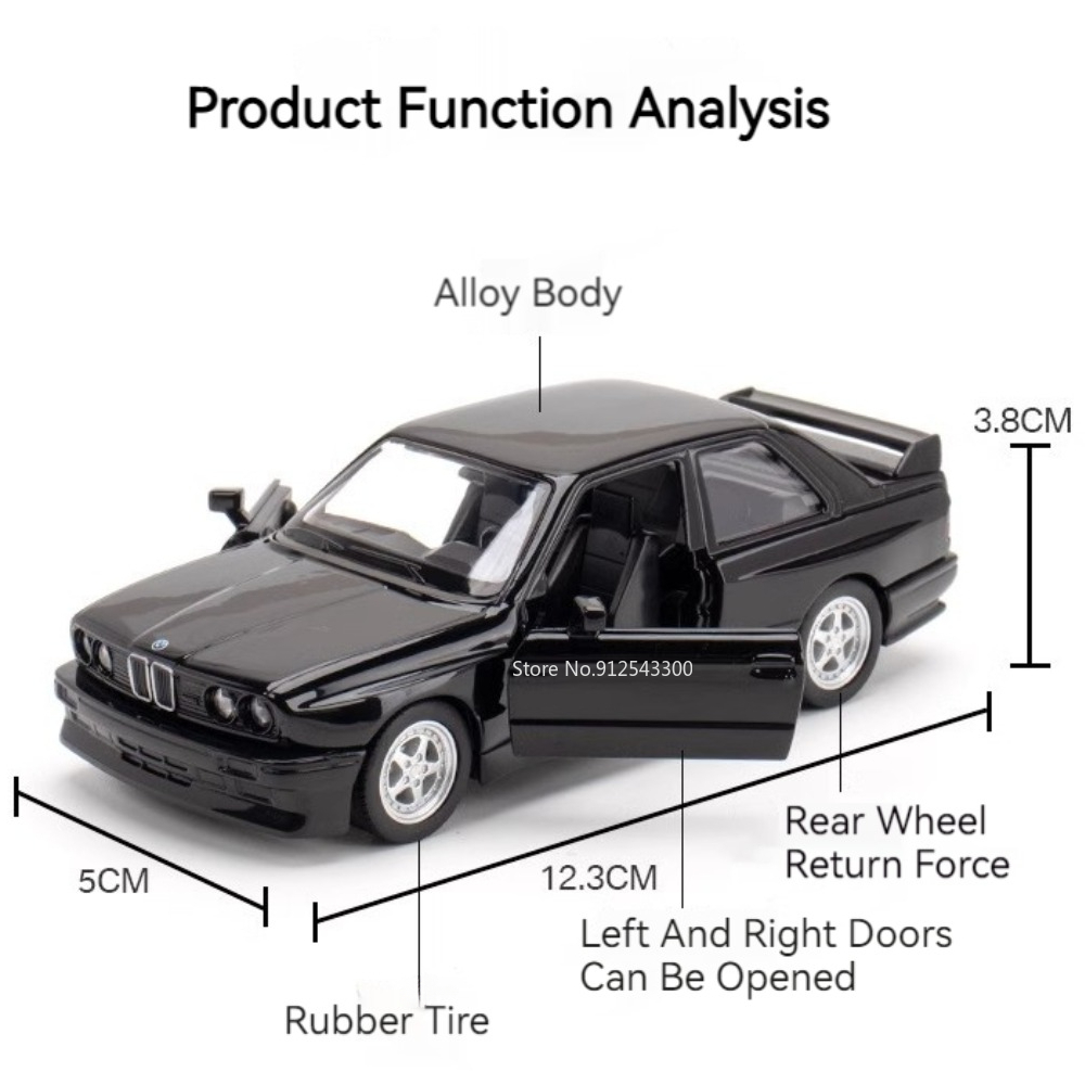 1/36 BMW M3 1987 Alloy Toys Ca - Model Kit Alfa Romeo 评论和价格