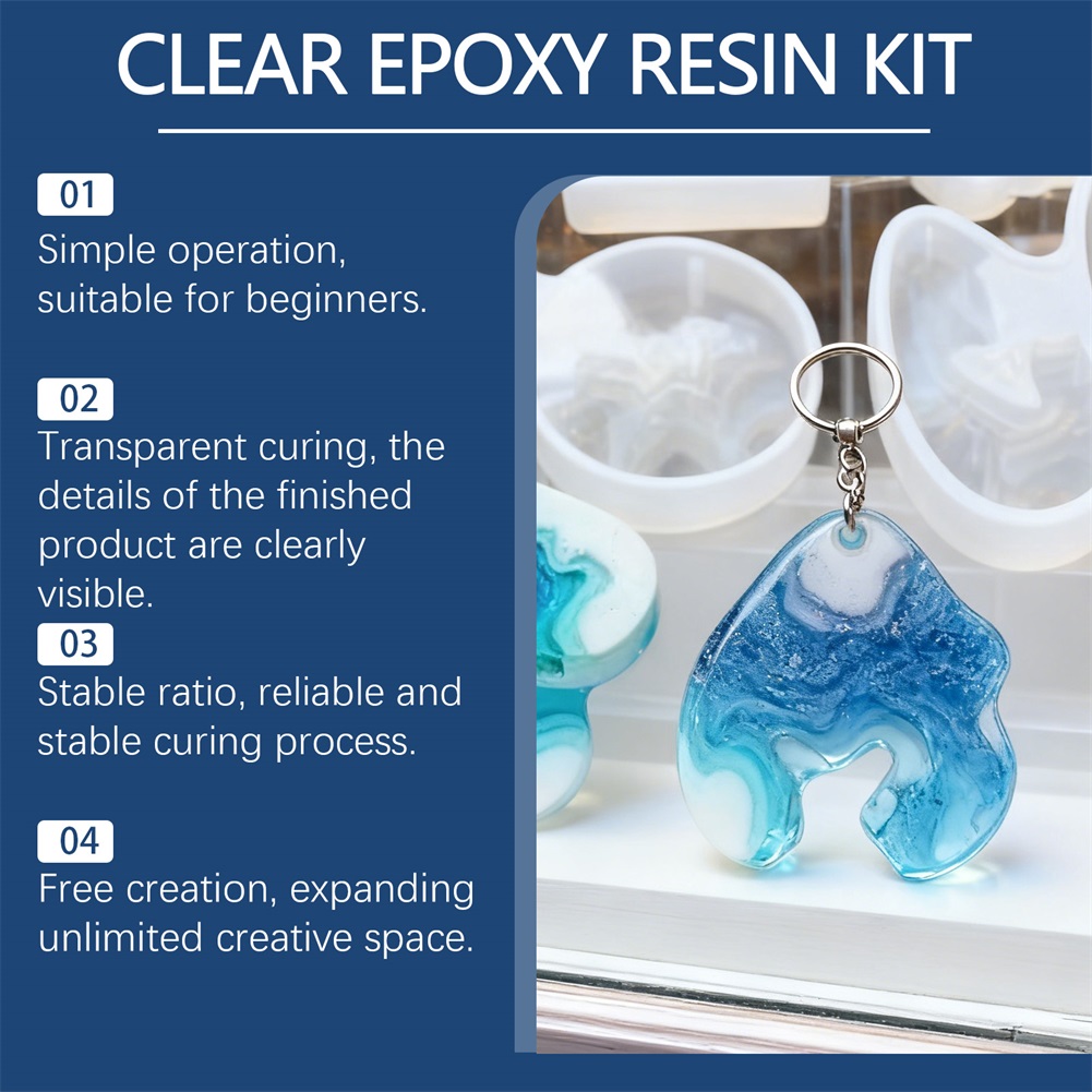 DIY Crystals Clear Epoxys Resi - Resin Kit Cast 评论和价格