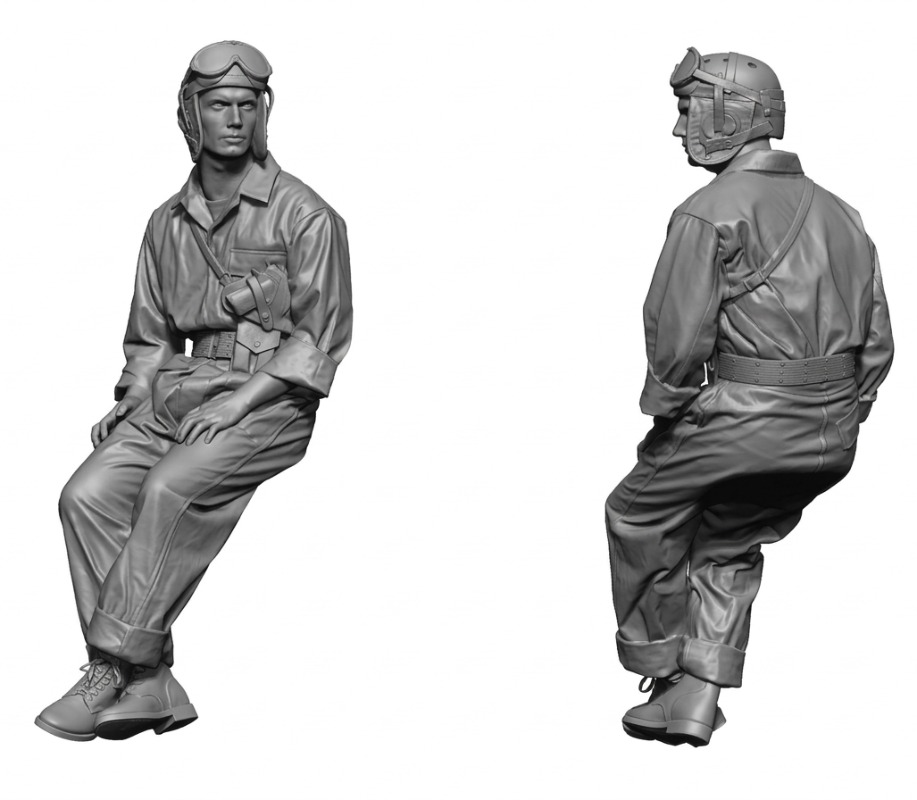 1/16 Scale Die Cast Resin Figu - Model Kit Ww2 评论和价格