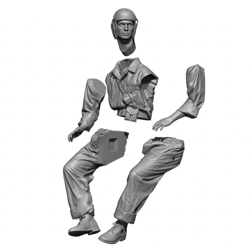 1/16 Scale Die Cast Resin Figu - Model Kit Ww2 评论和价格