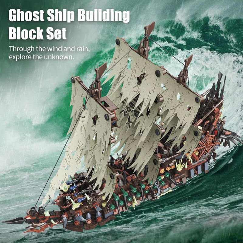 2159pcs Pirate Ship Building K - Model Kit Lucario 评论和价格