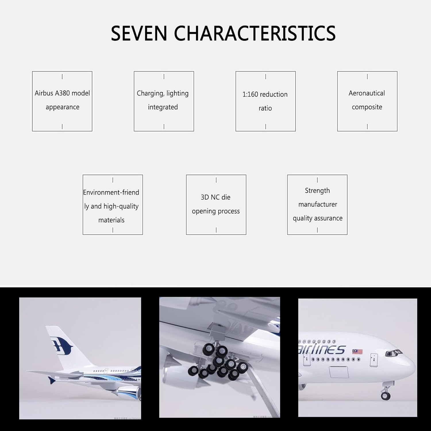 1:160 Scale Malaysia Airlines  - Resin Kit Cast 评论和价格