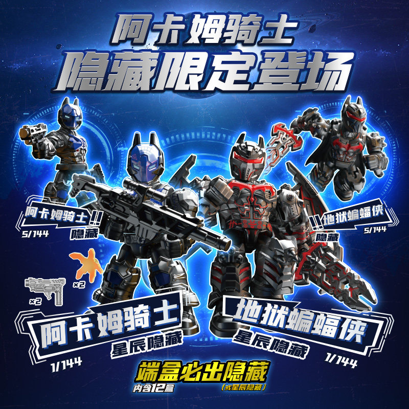 Blokees DC Hero Batman Arkham  - Model Kit Knight 评论和价格